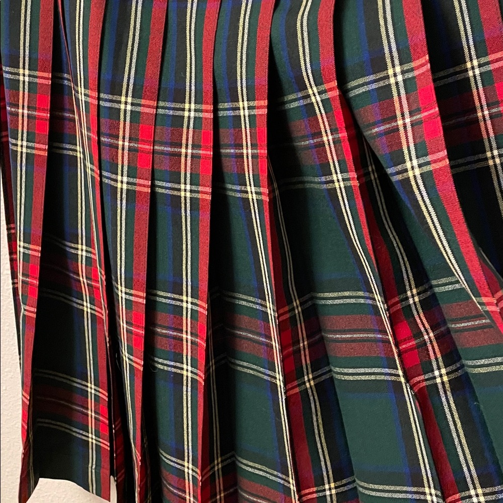 Pendleton Reversible Virgin Wool Pleated Plaid Sk… - image 2